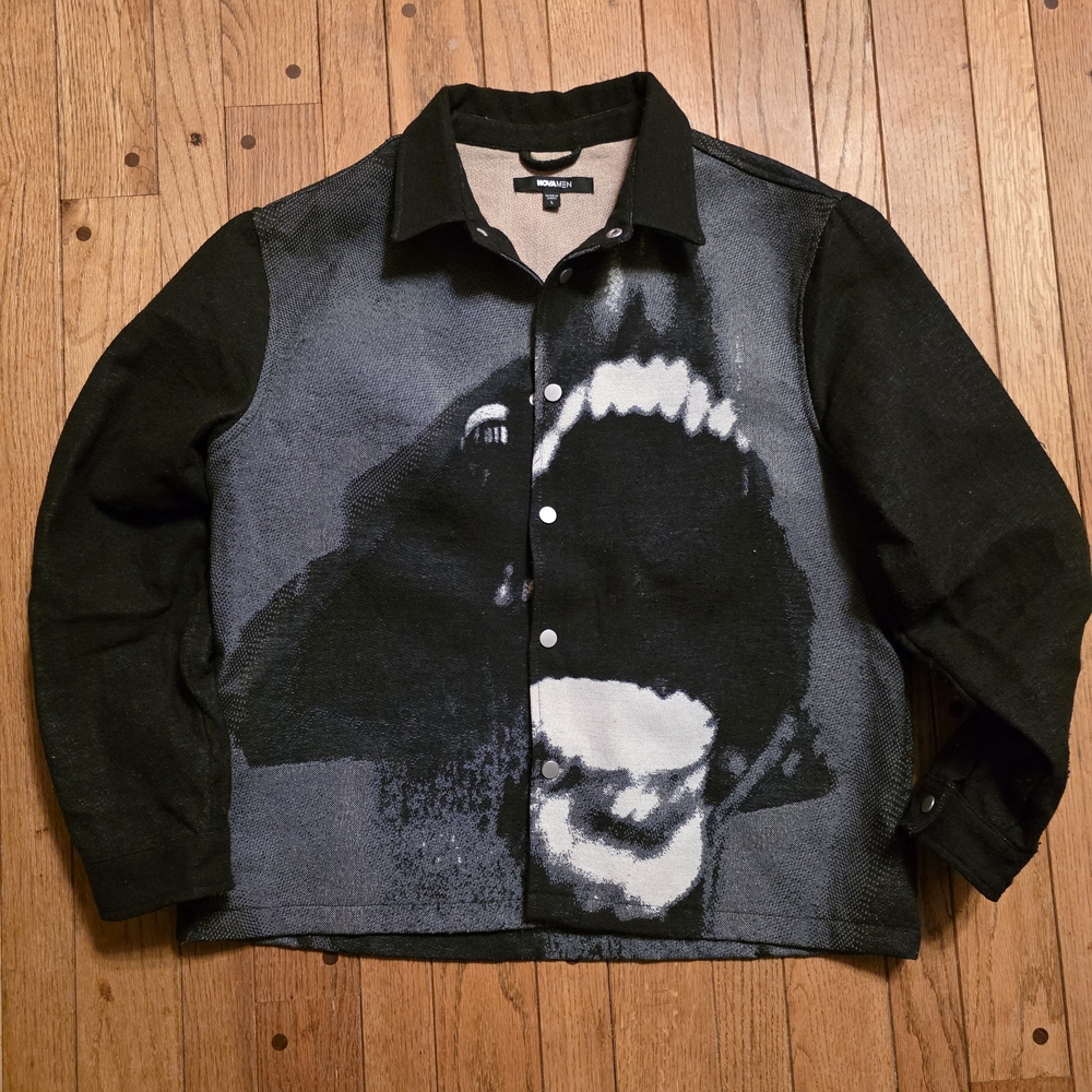 Rogue Tapestry Cropped Button Up Shirt